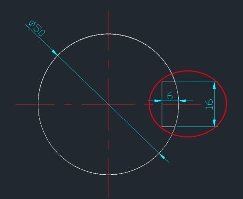 CAD2018怎么绘制轴键槽 CAD2018绘制轴键槽的方法介绍